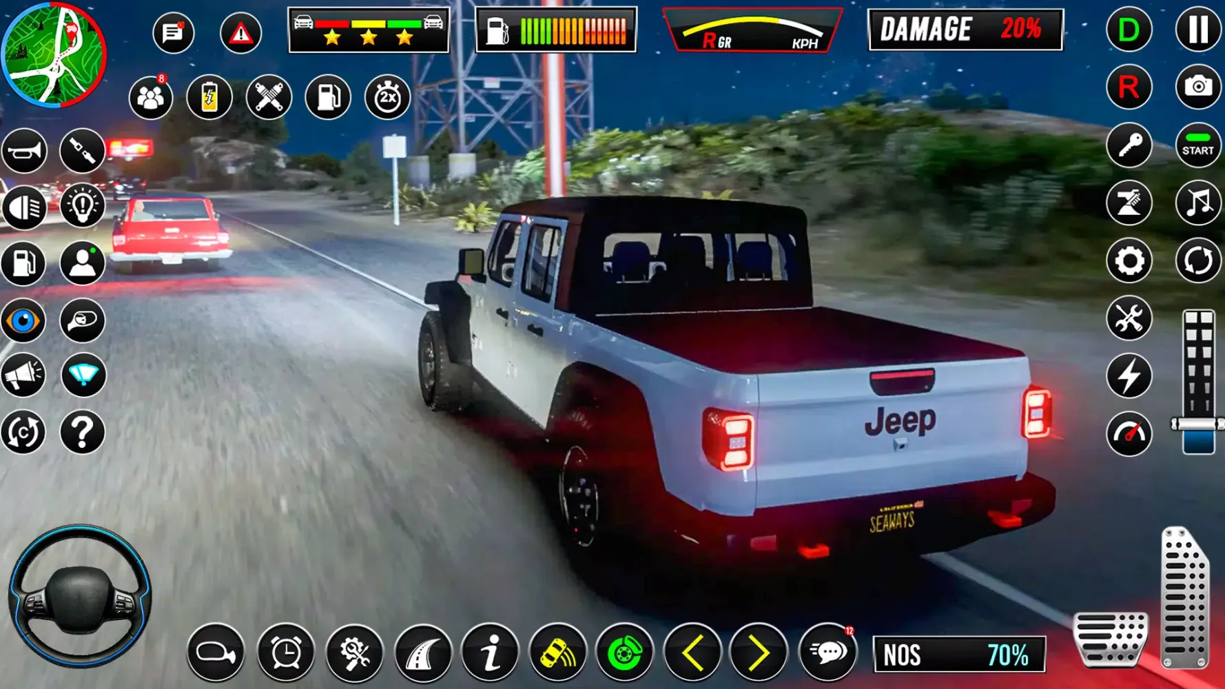 Zrzuty ekranu Offroad Jeep Driving: SUV Jeep