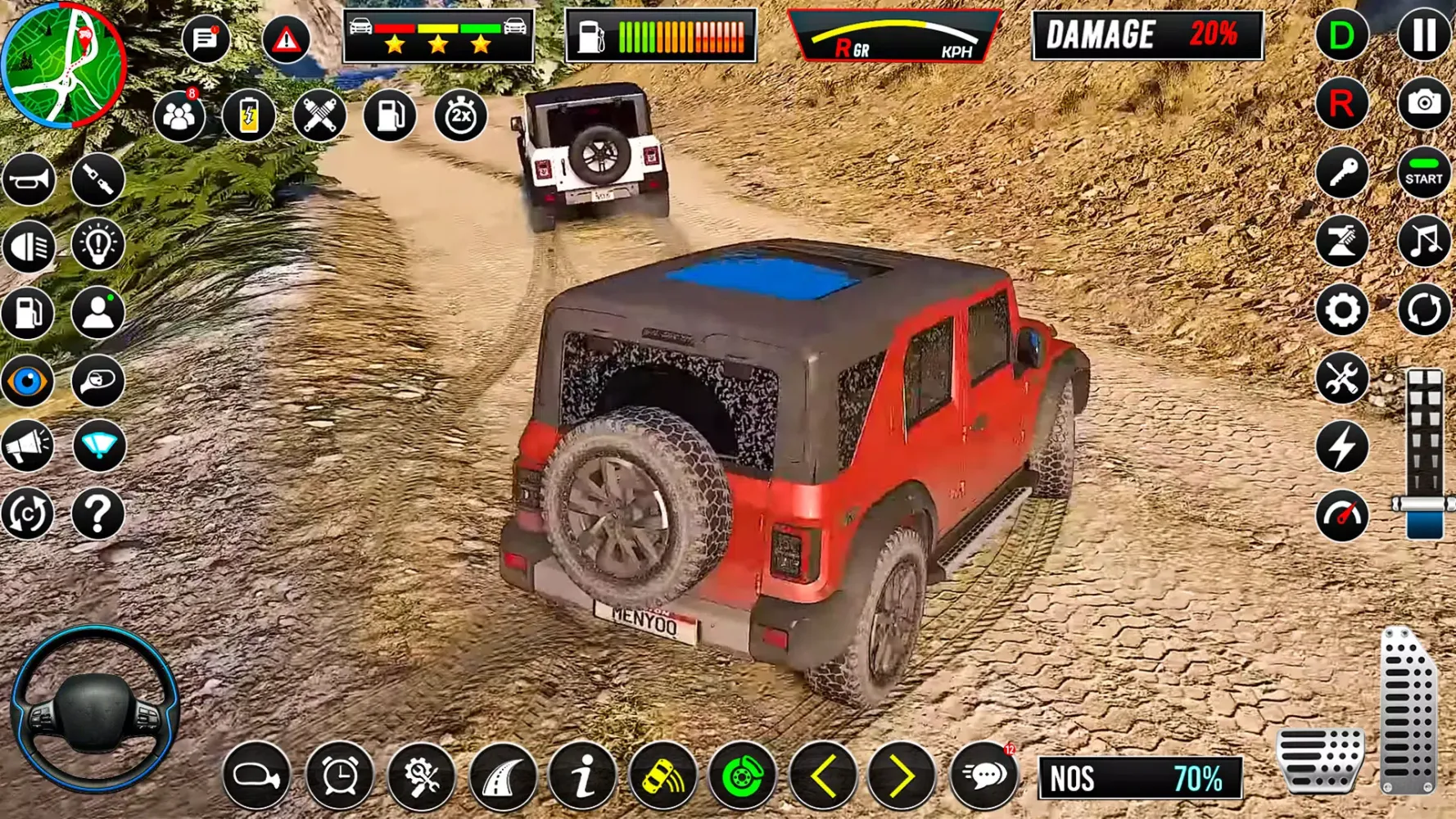 Zrzuty ekranu Offroad Jeep Driving: SUV Jeep