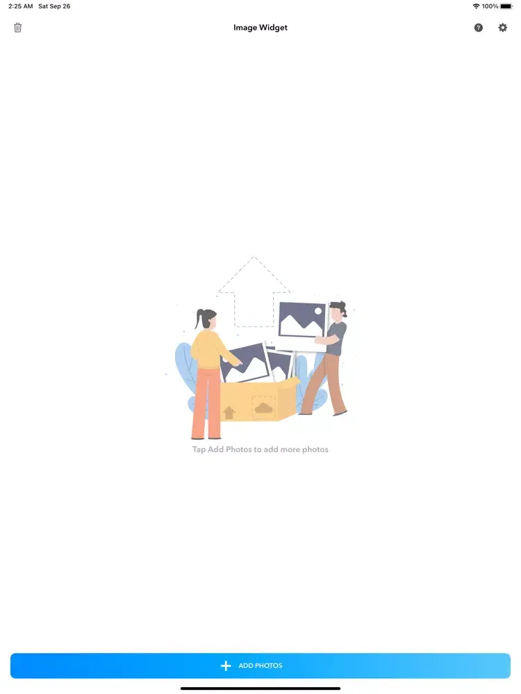 تصاویر Image Widget Colors iPad 