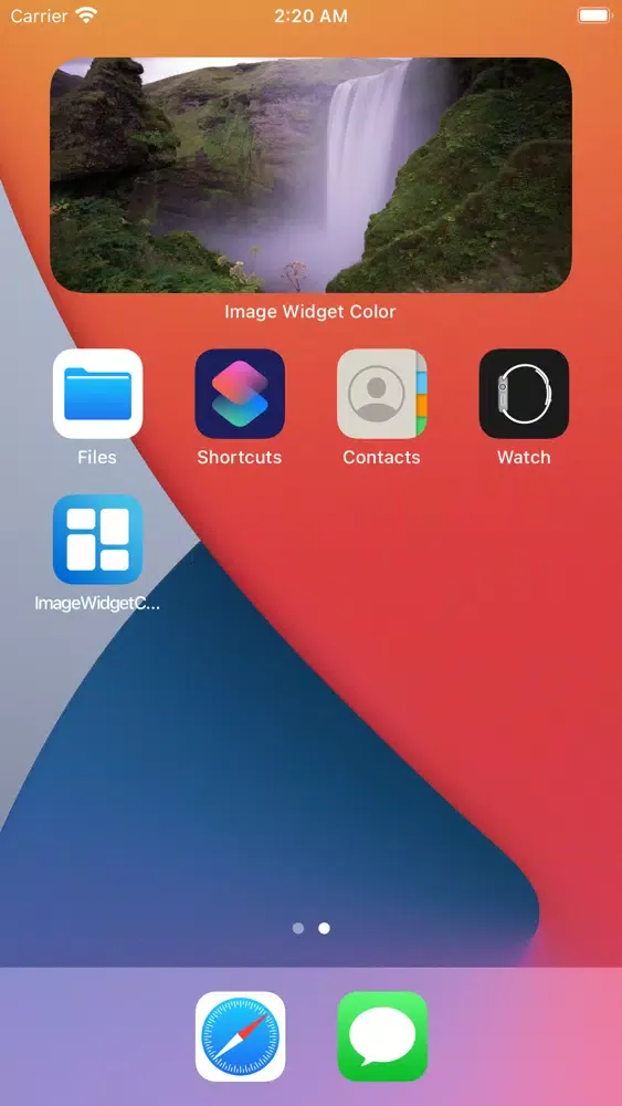 تصاویر Image Widget Colors