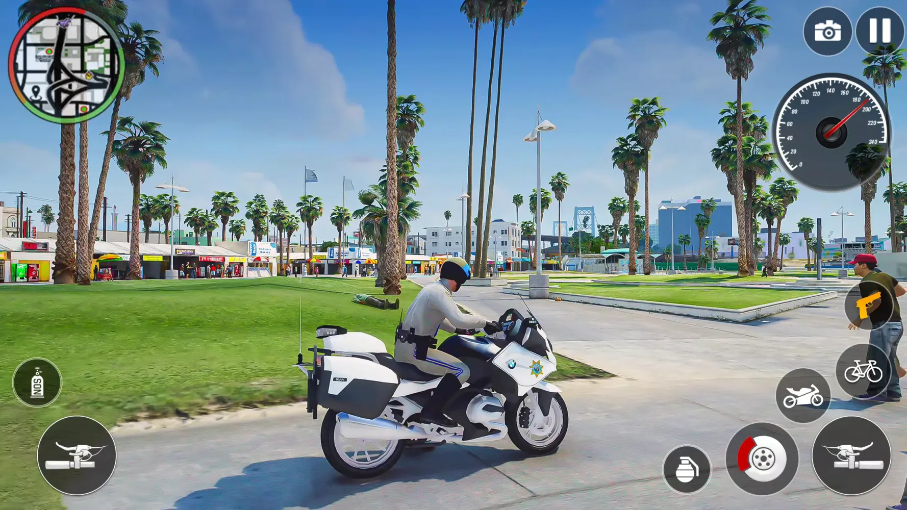 US Police Bike Cop Sim Games Screenshots