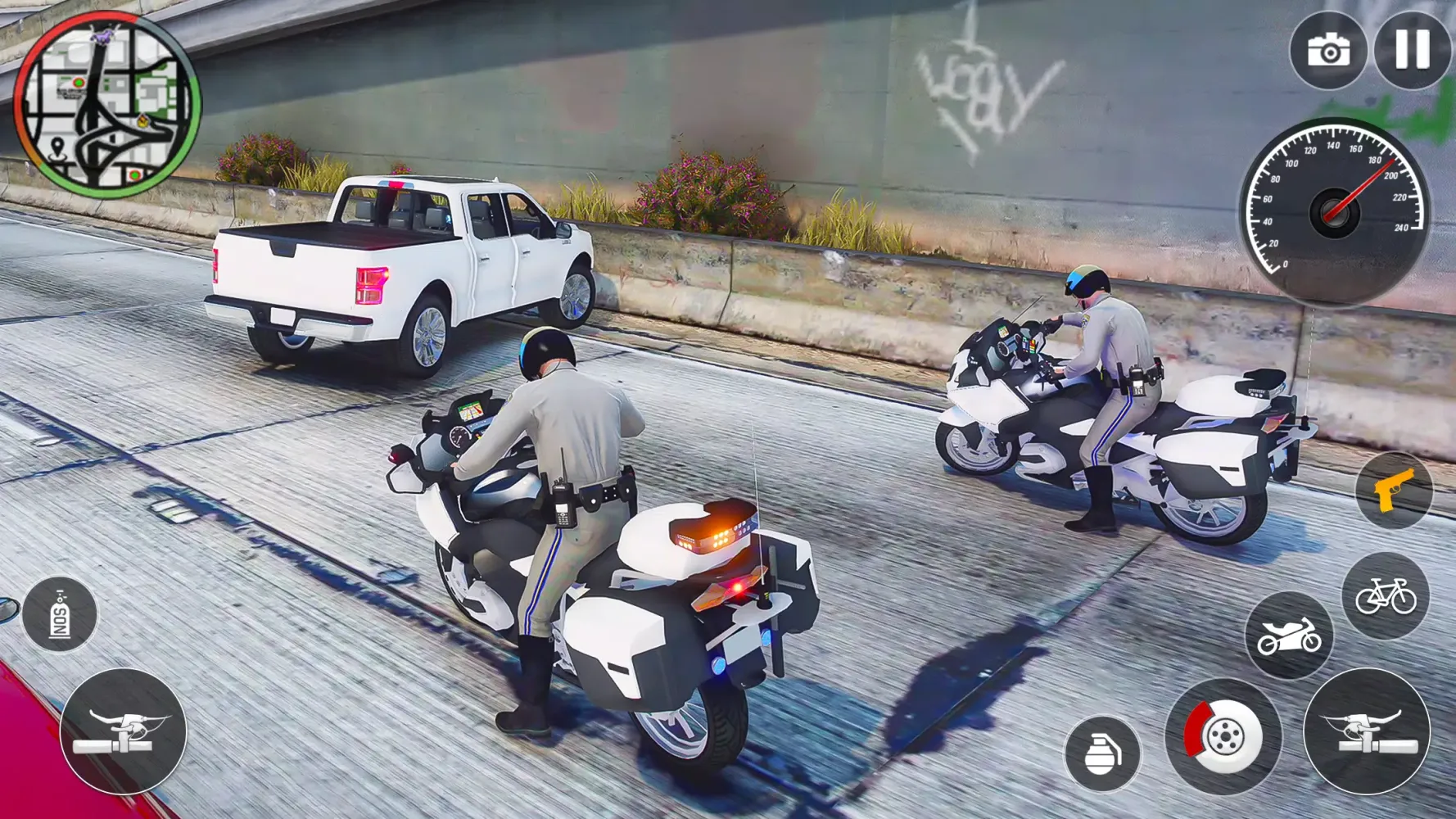 US Police Bike Cop Sim Games Screenshots