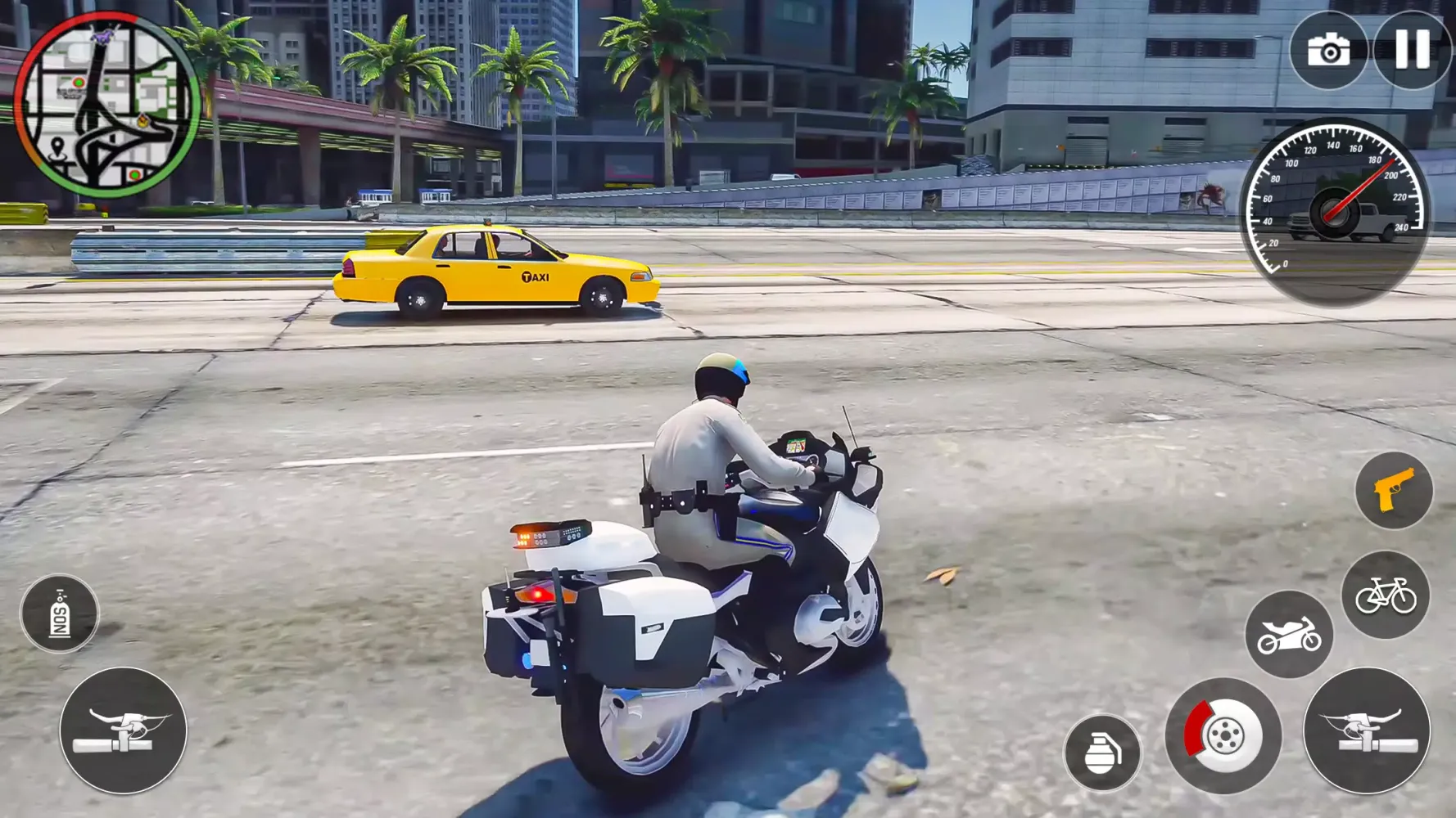 US Police Bike Cop Sim Games Screenshots