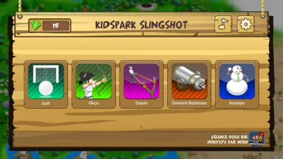 Slingshot Shooting Games سکرین شاٹس