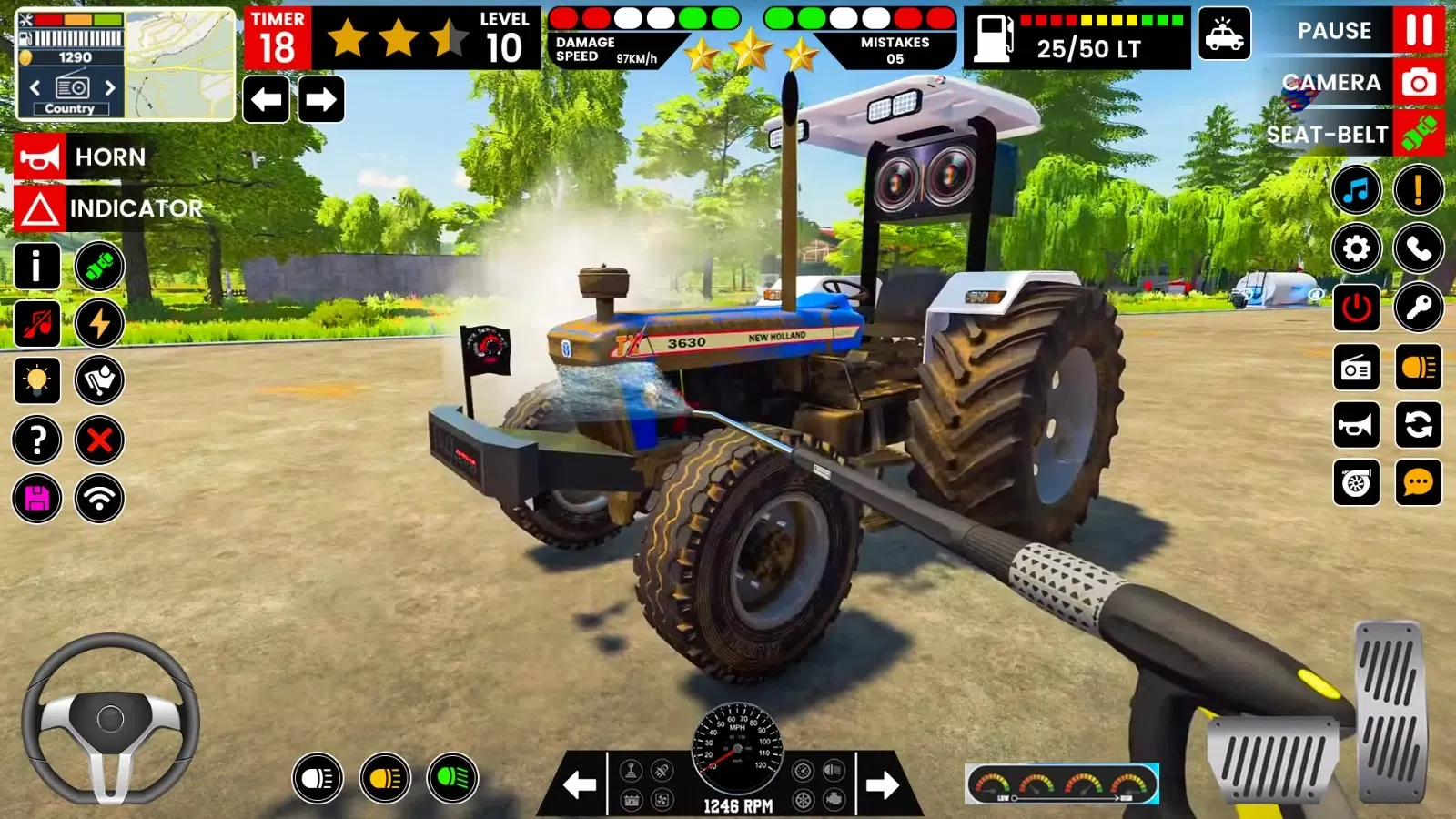 Tractor Farming Games Offline स्क्रीनशॉट