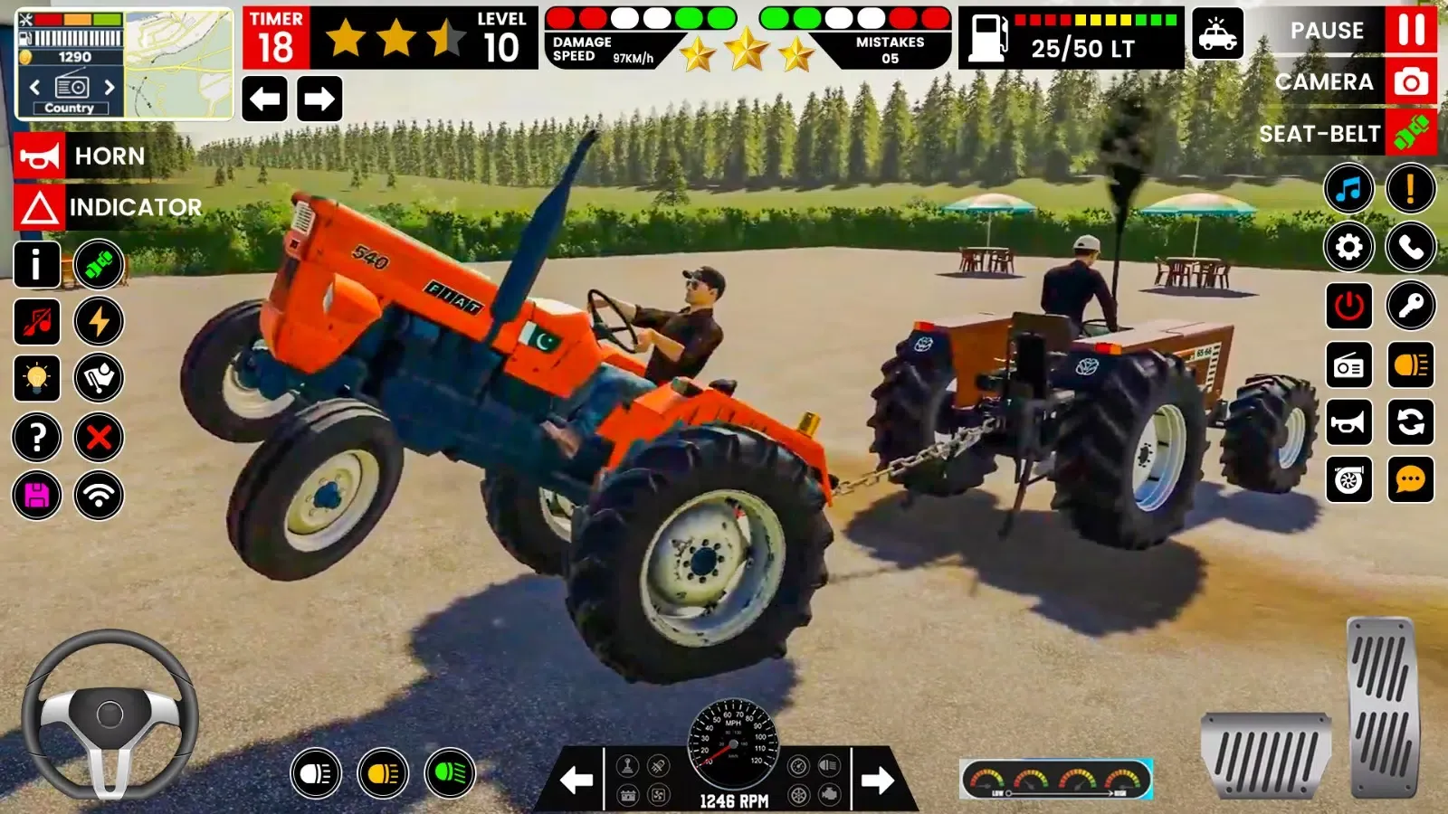 Tractor Farming Games Offline स्क्रीनशॉट