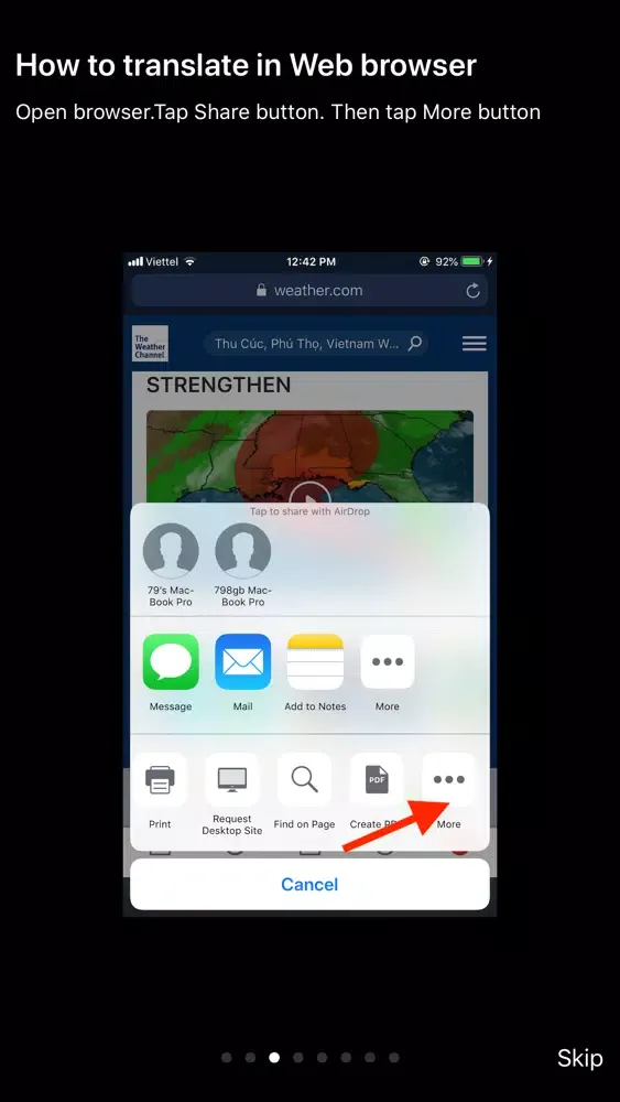 Language Translator Browser スクリーンショット