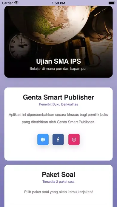 Capturas de pantalla de Ujian SMA IPS