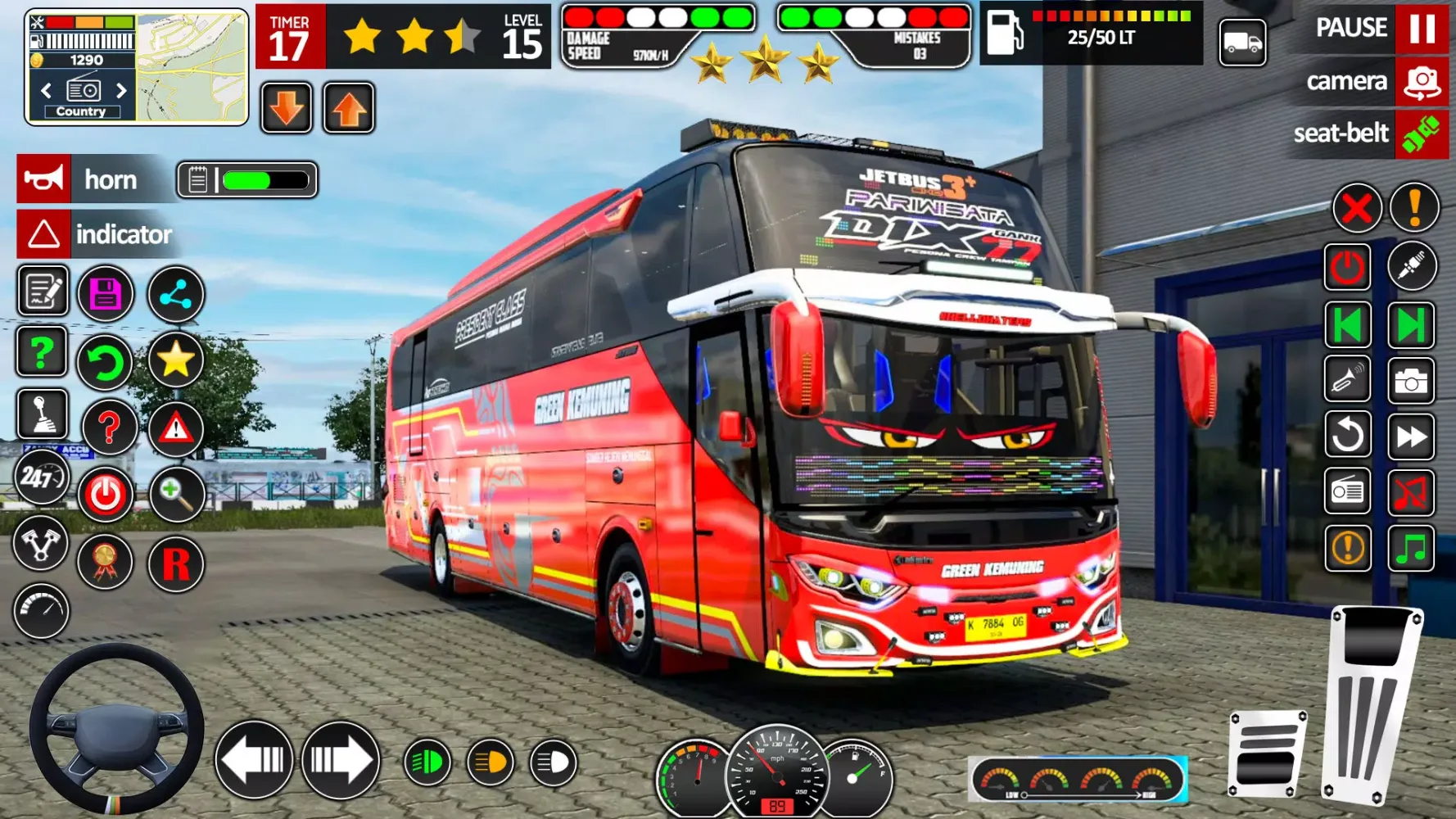 Hill Bus Driving Bus Game 3D Screenshots