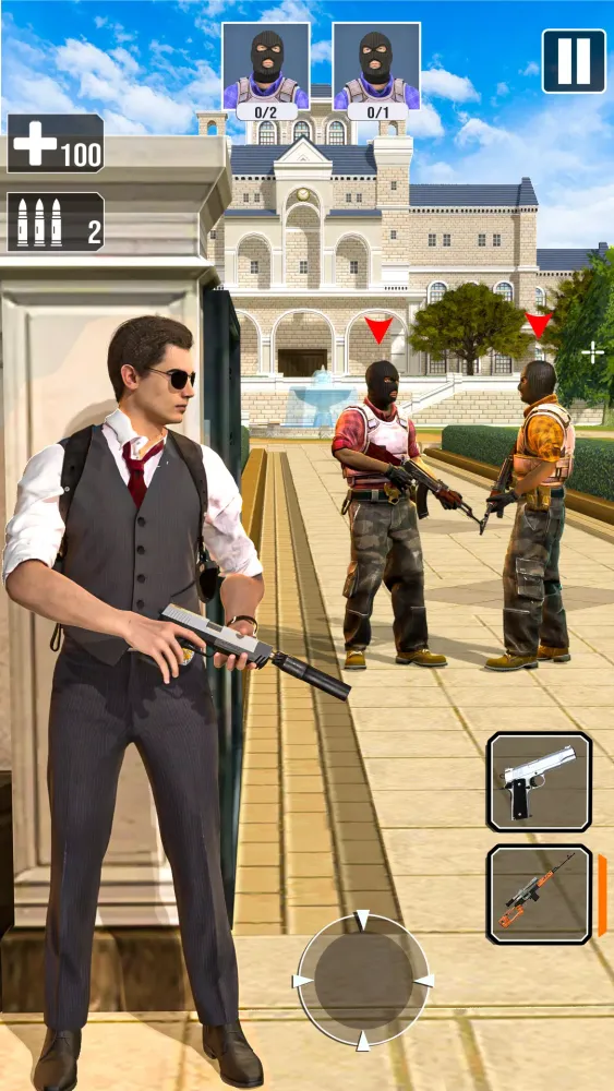 Capturas de tela do Agent Hitman Gun Shooting Game