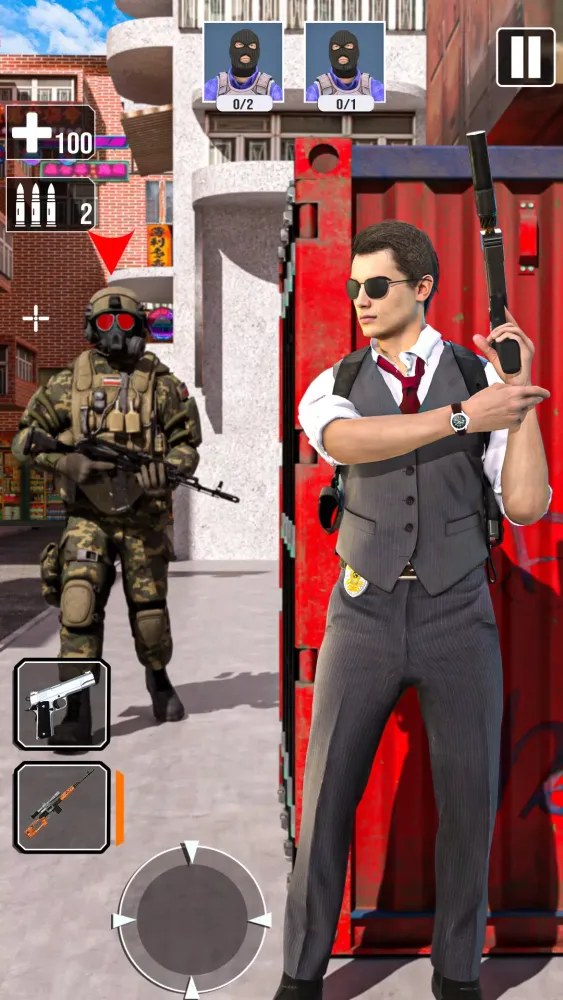 Capturas de tela do Agent Hitman Gun Shooting Game