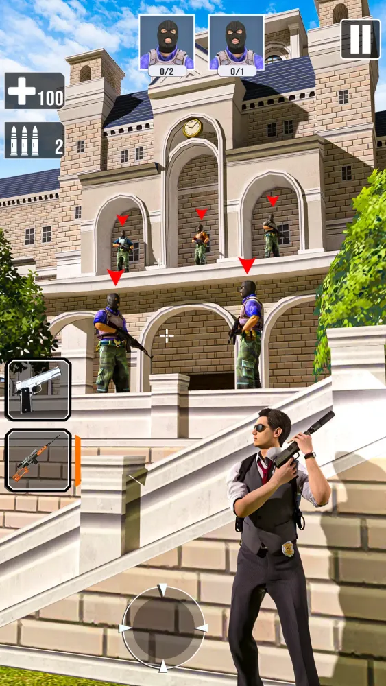 Capturas de tela do Agent Hitman Gun Shooting Game