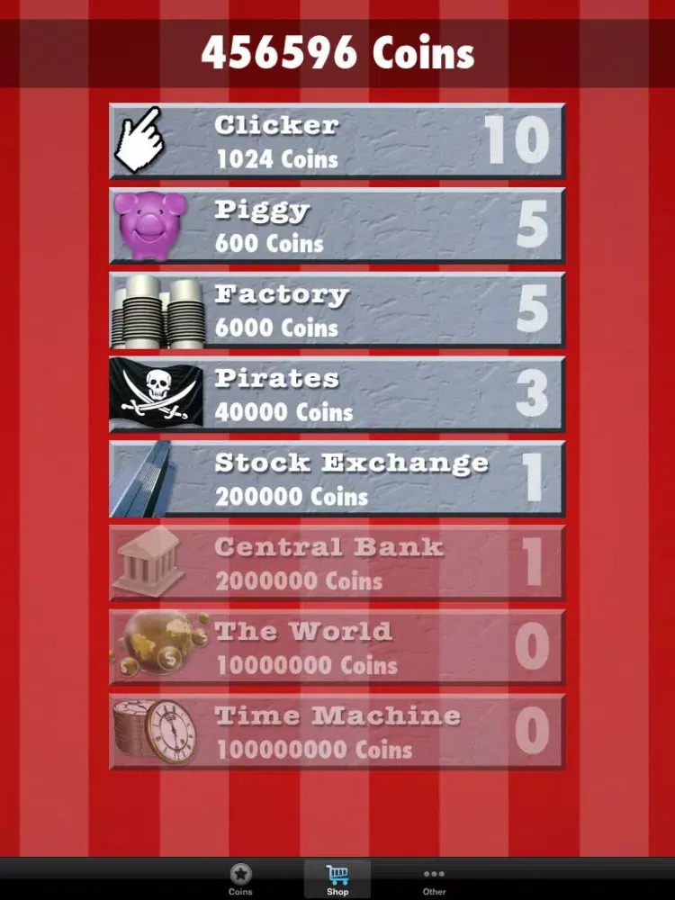 Coin Clicker iPad  سکرین شاٹس