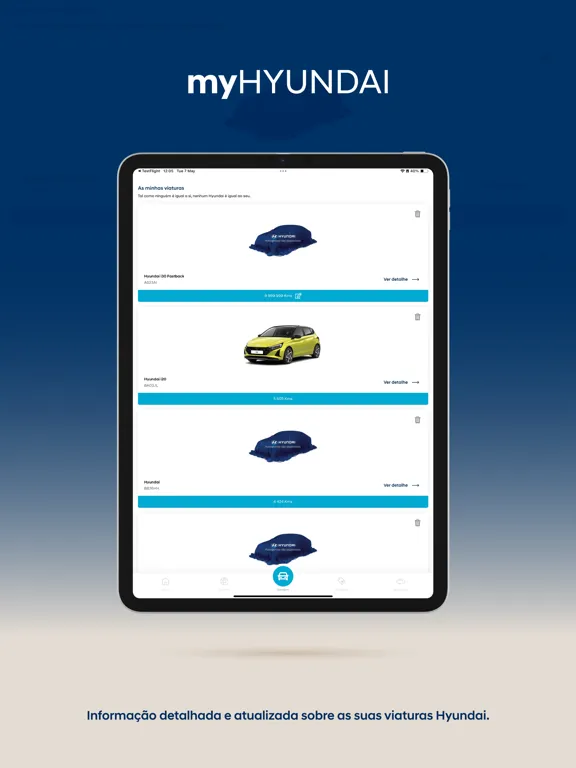 myHYUNDAI iPad  سکرین شاٹس