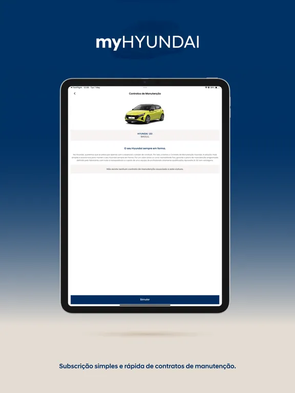 myHYUNDAI iPad  سکرین شاٹس