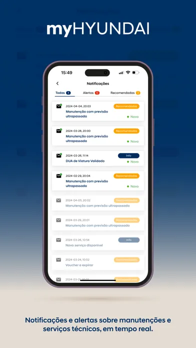 myHYUNDAI سکرین شاٹس