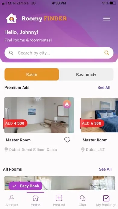 Roomy Finder Screenshots