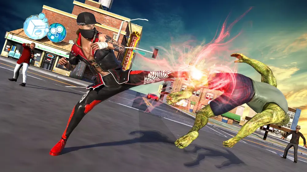 Capturas de tela do King Of Street Fighting Games