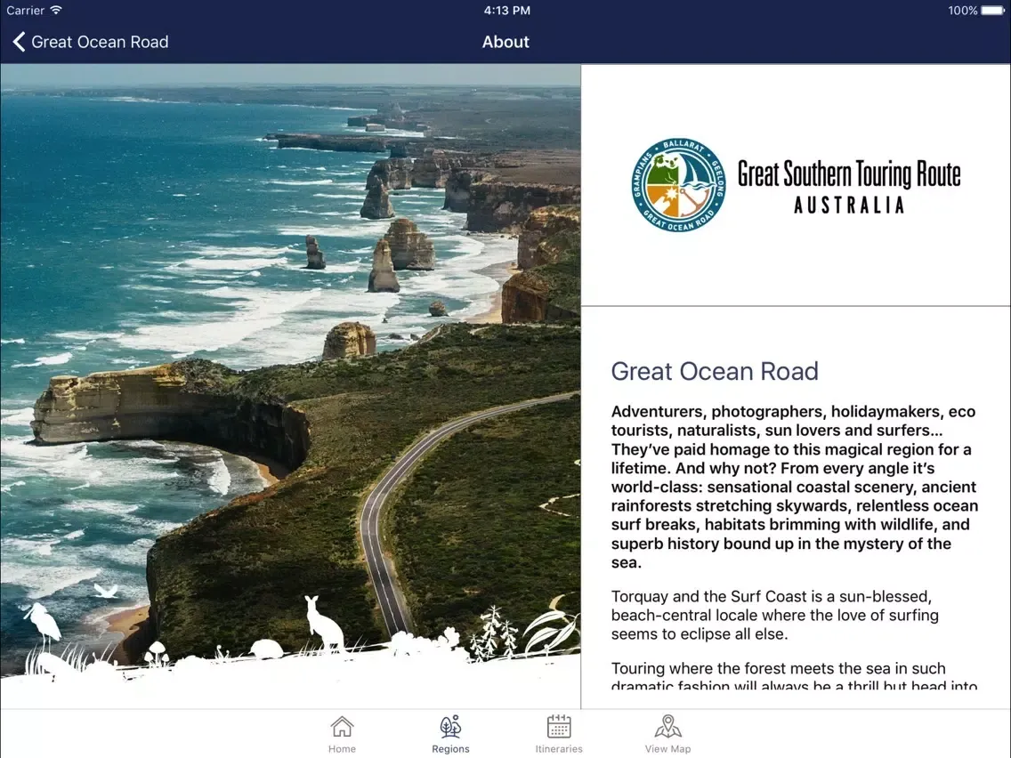 صور Great Southern Touring Route iPad 