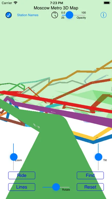 Moscow Metro 3D Map سکرین شاٹس