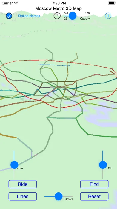 Moscow Metro 3D Map سکرین شاٹس