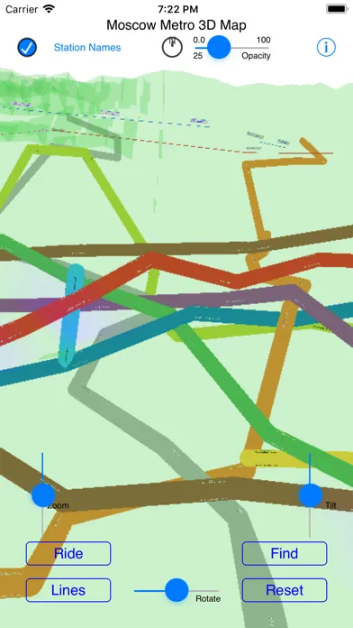 Moscow Metro 3D Map سکرین شاٹس