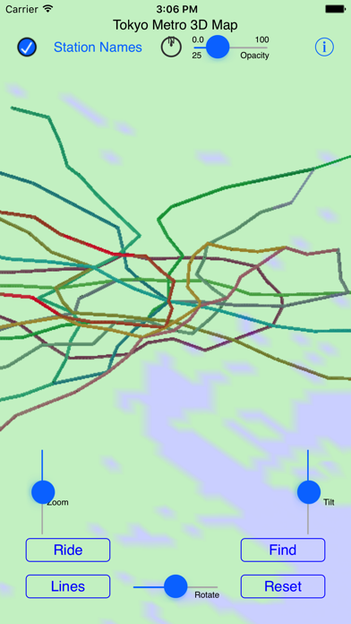 Capturas de pantalla de Tokyo Subway 3D Map