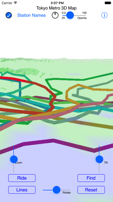 Capturas de pantalla de Tokyo Subway 3D Map