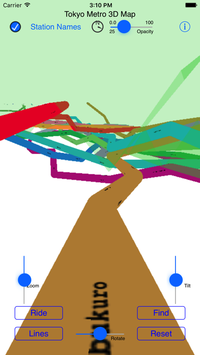 Capturas de pantalla de Tokyo Subway 3D Map