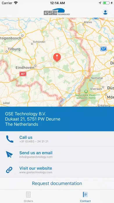 Tangkapan layar GSE Quick Order
