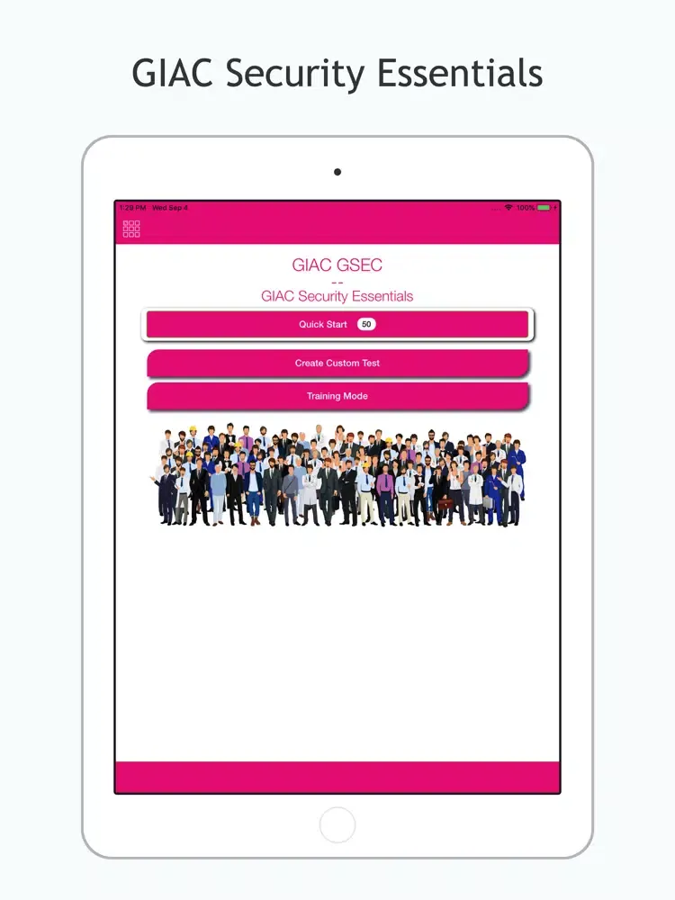 GIAC GSEC Test Prep iPad  سکرین شاٹس