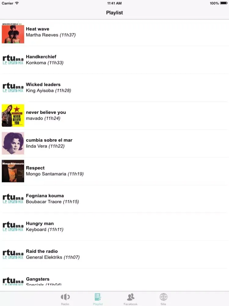 RTU iPad  Screenshots
