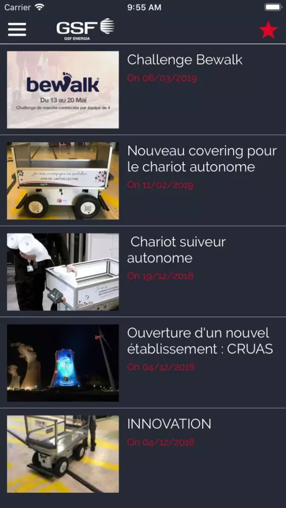 Captures d'écran de Gsf Energia