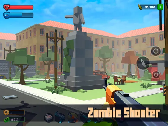 Tangkapan skrin Pixel Combat: Zombie Games 3-D iPad 