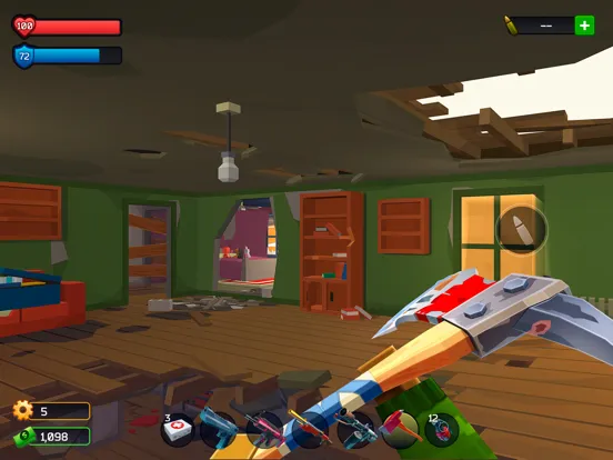 Tangkapan skrin Pixel Combat: Zombie Games 3-D iPad 