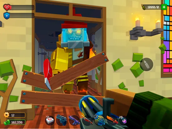 Tangkapan skrin Pixel Combat: Zombie Games 3-D iPad 