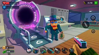 Tangkapan skrin Pixel Combat: Zombie Games 3-D