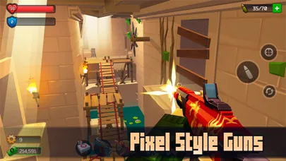 Tangkapan skrin Pixel Combat: Zombie Games 3-D