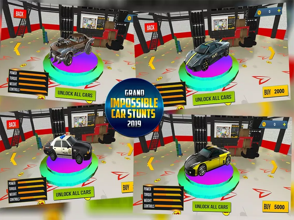Ultimate Car Stunt Racing 2018 iPad  स्क्रीनशॉट