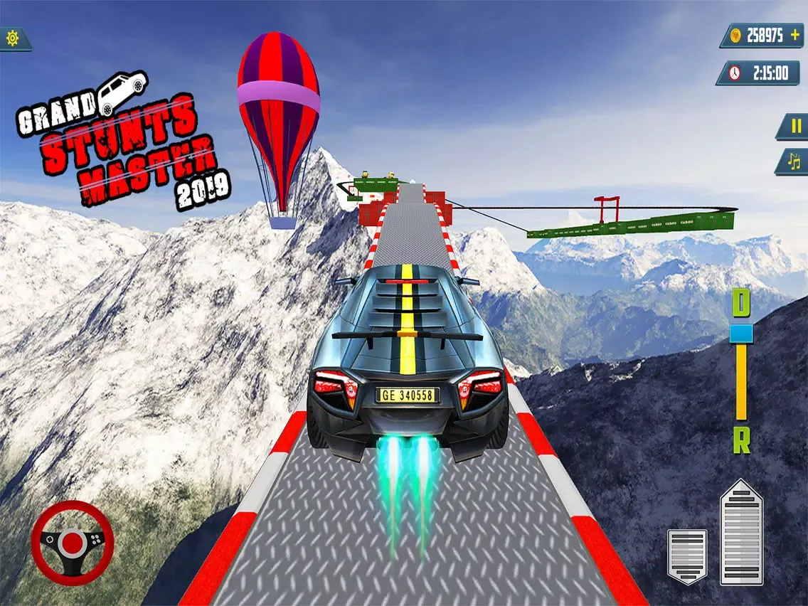 Ultimate Car Stunt Racing 2018 iPad  स्क्रीनशॉट