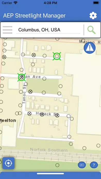 Captures d'écran de AEP Streetlight Manager