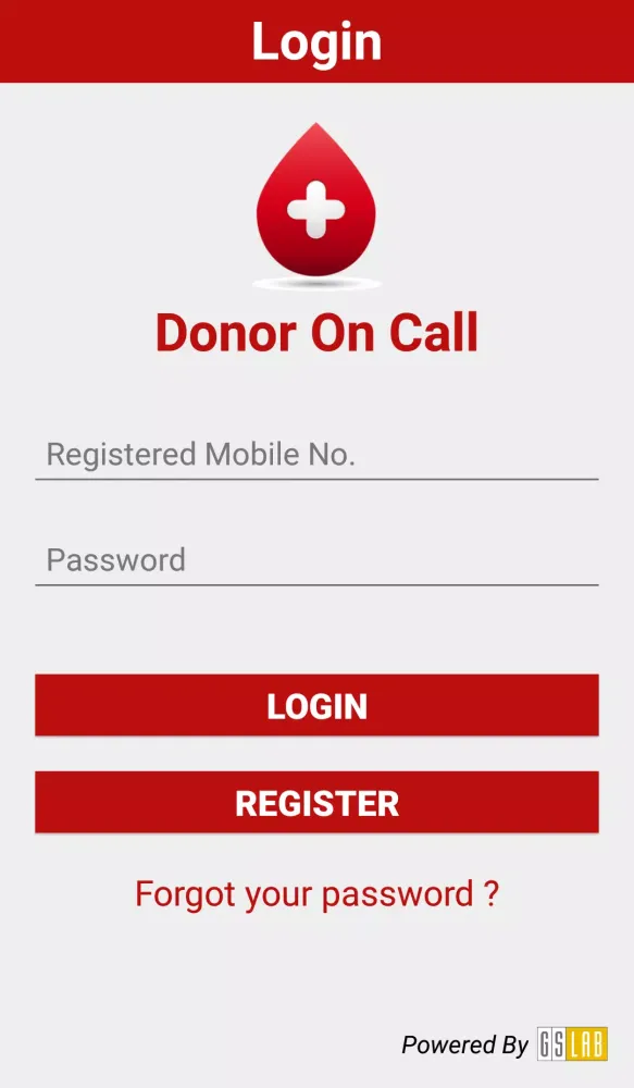 Tangkapan layar Donor on Call