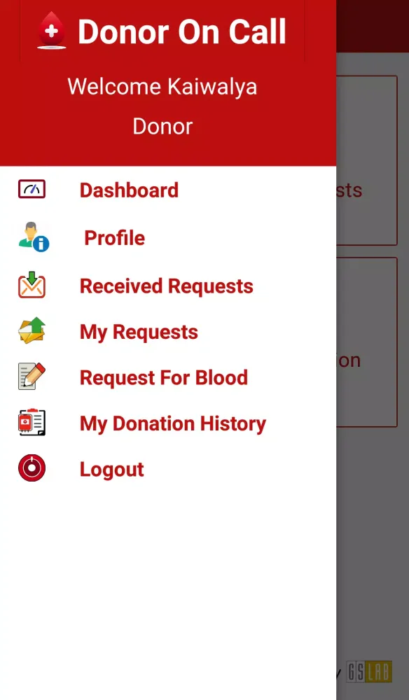 Tangkapan layar Donor on Call