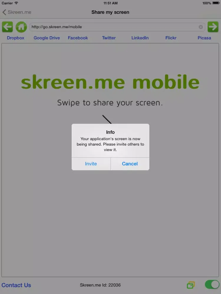 skreen.me iPad  Screenshots