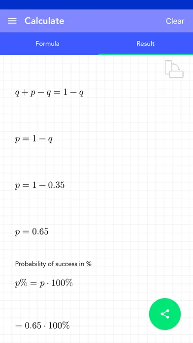 Zrzuty ekranu Bernoulli Experiment