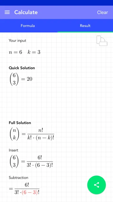 Binomial Coefficient PRO Screenshots