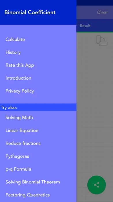Binomial Coefficient PRO Screenshots