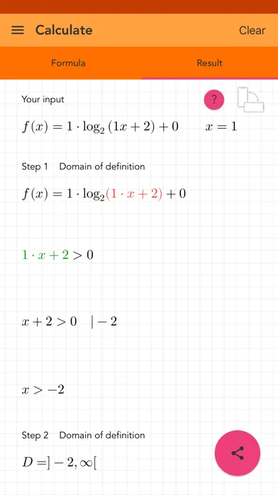 Captures d'écran de Power and Logarithmic function
