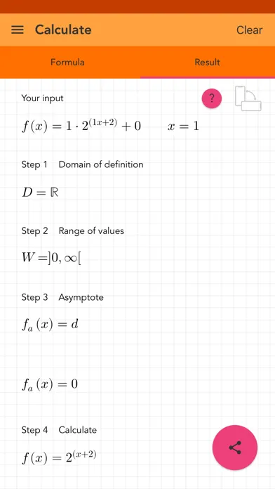 Captures d'écran de Power and Logarithmic function