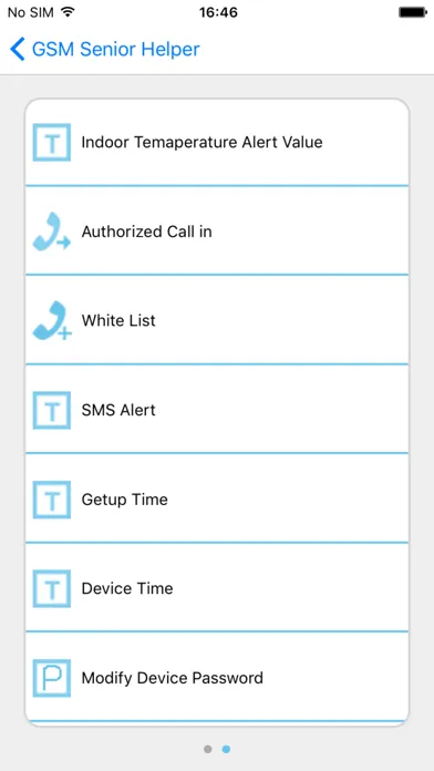Ảnh chụp màn hình của GSM Elderly Care Alarm